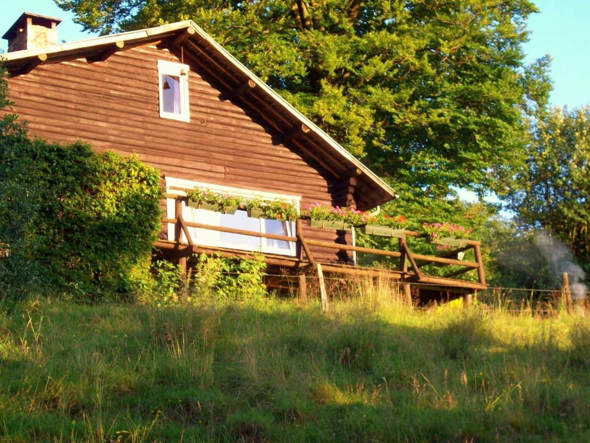 Open Wooden Chalet Built Against A Hill Francorchamps Εξωτερικό φωτογραφία